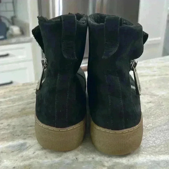 Nine West Sidekick Women’s Boots Size 8M Black Suede - Picture 4 of 7